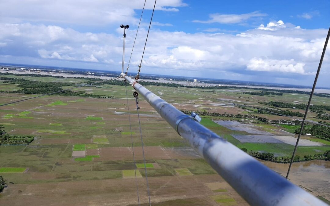 120-meter MET tower Banishanta, Mongla